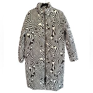 Ragged Priest Trippy Wave Puffer Jacket